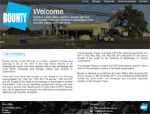 Tablet Screenshot of bounty.com.au
